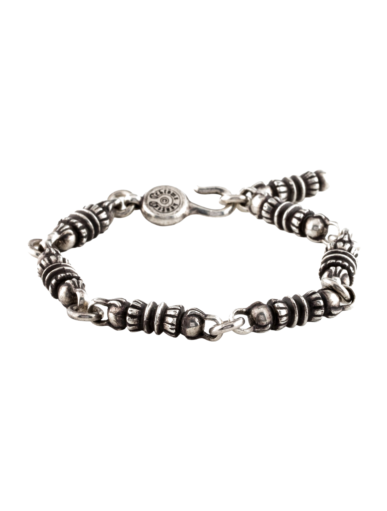 Vintage Barrel Link Bracelet