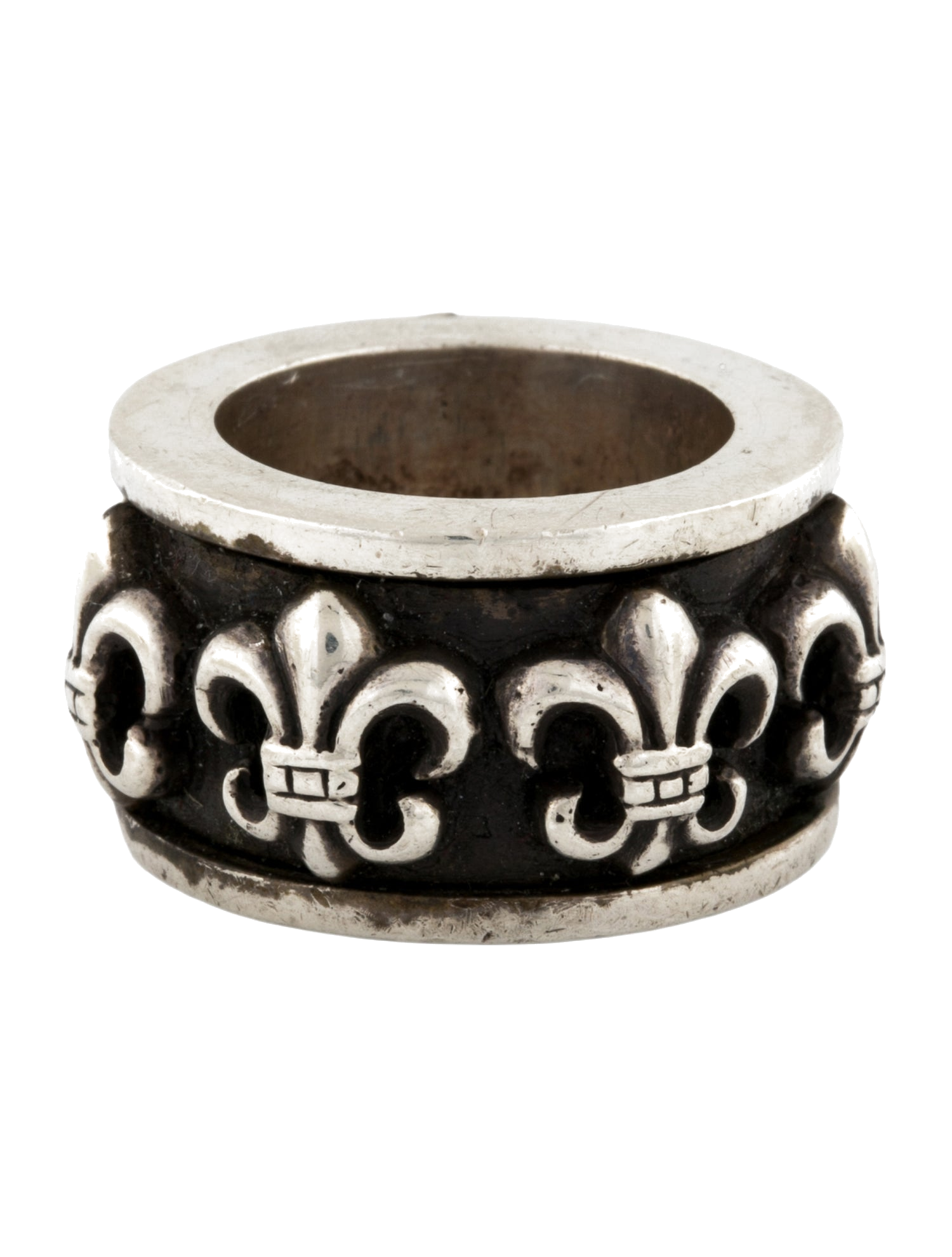 Fleur de Lis Spinner Ring